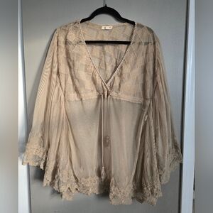 Boho Me sheer tunic